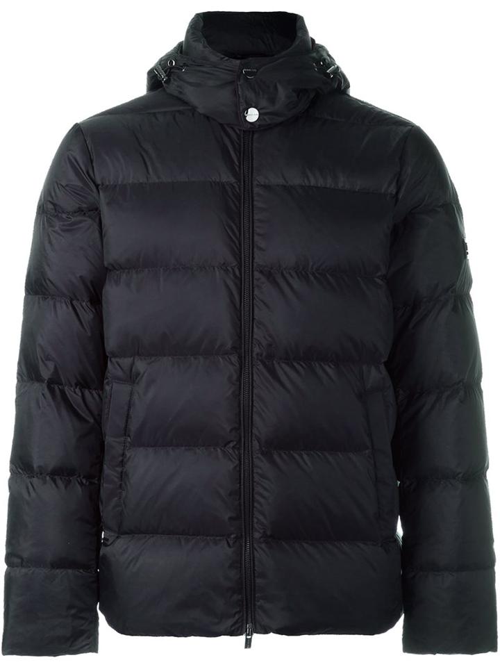 Michael Kors Hooded Puffer Jacket, Men's, Size: Medium, Black, Feather Down/nylon