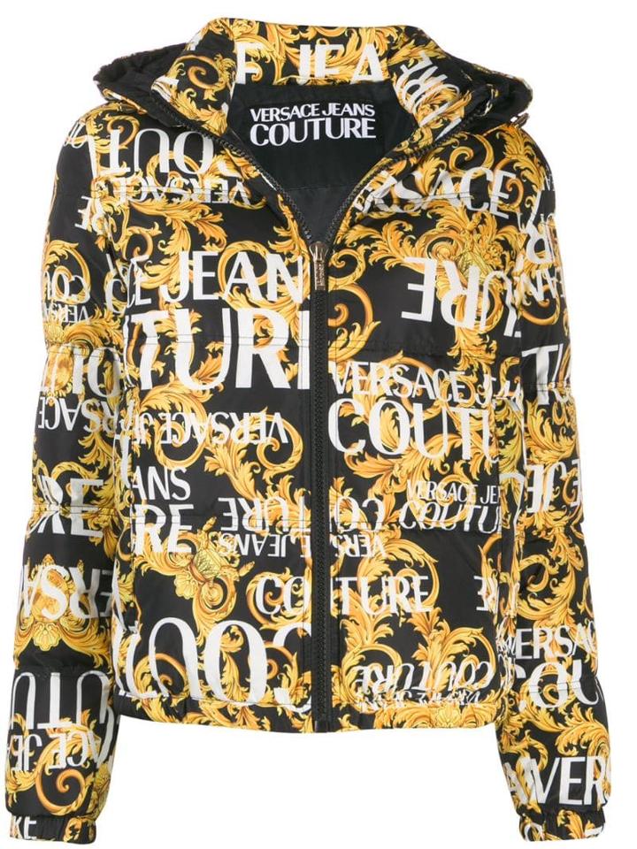 Versace Jeans Couture All-over Print Bomber Jacket - Black