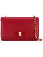 Salvatore Ferragamo - Ginny Shoulder Bag - Women - Calf Leather - One Size, Red, Calf Leather