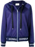 Dondup Logo Hooded Jacket - Blue