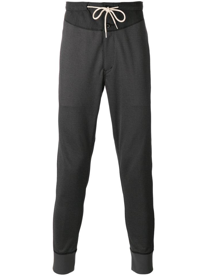 Junya Watanabe Comme Des Garçons Man Regular Trousers, Men's, Size: Small, Black, Cotton/polyester
