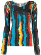 Ultràchic Tie-dye Fitted Top - Blue