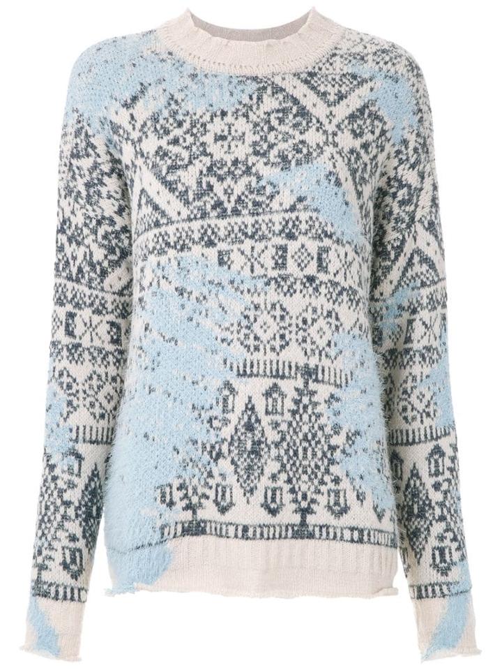 Cecilia Prado Knitted Printed Top - Blue