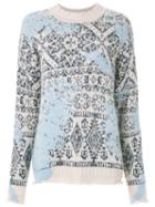 Cecilia Prado Knitted Printed Top - Blue