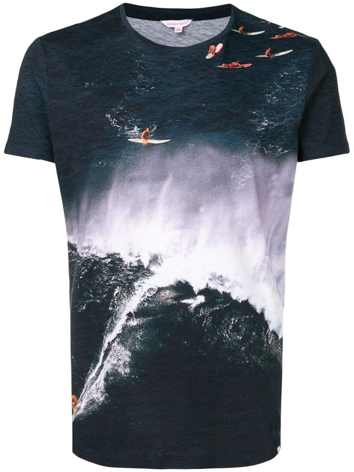 Orlebar Brown Front Printed T-shirt - Blue