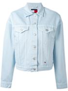 Tommy Jeans - Flap Pocket Denim Jacket - Women - Cotton - S, Blue, Cotton