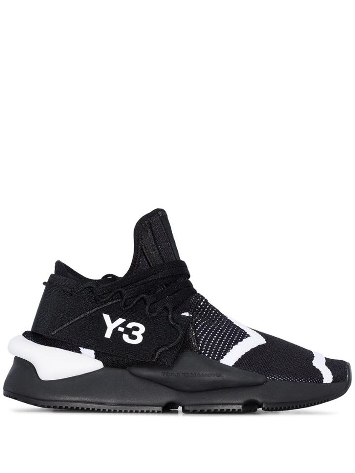 Y-3 Black Kaiwa Knit Sneakers