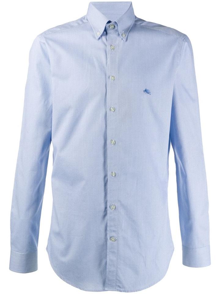 Etro Long Sleeved Shirt - Blue