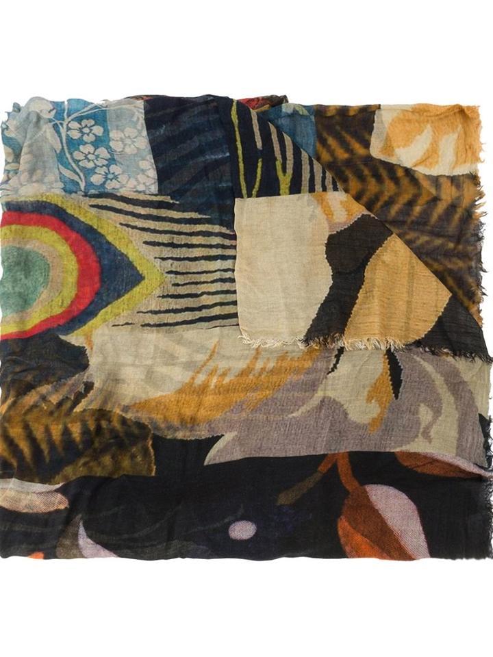 Faliero Sarti 'arazzo' Scarf, Adult Unisex, Modal/virgin Wool