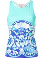 Emilio Pucci Printed Tank Top - Green
