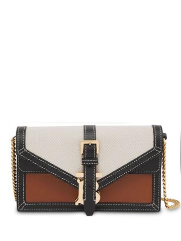 Burberry Tb Envelope Clutch - Neutrals