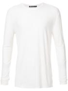 Alexander Wang - Long Sleeve T-shirt - Men - Silk/rayon - Xl, Nude/neutrals, Silk/rayon