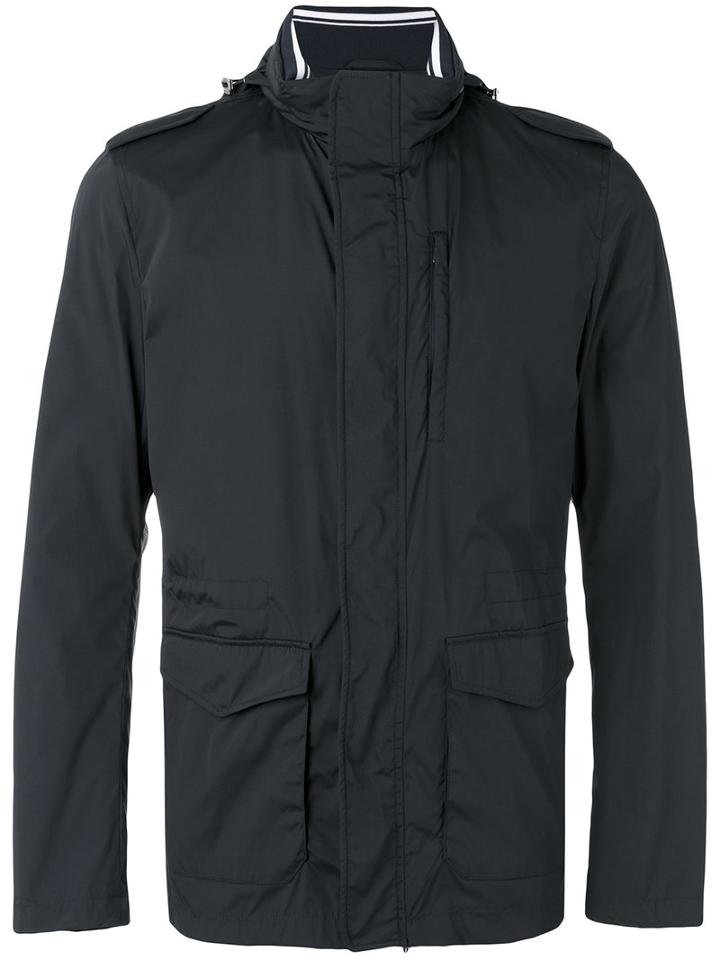 Herno - Cargo Jacket - Men - Polyamide/spandex/elastane - 56, Blue, Polyamide/spandex/elastane