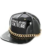 Versace Jeans Couture Chain Embellished Cap - Black