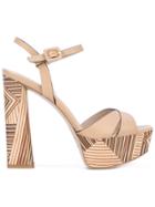 Le Silla Strappy Sandals - Nude & Neutrals