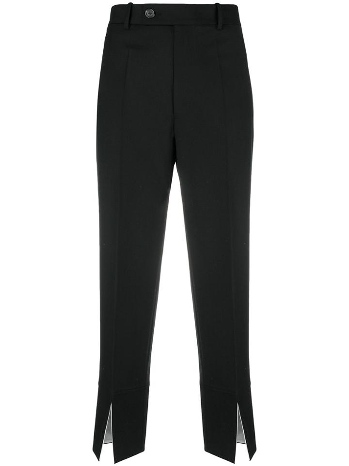 Helmut Lang Front Slit Suit Trousers - Black
