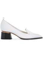 Nicholas Kirkwood Beya Block Heeled Pumps - White