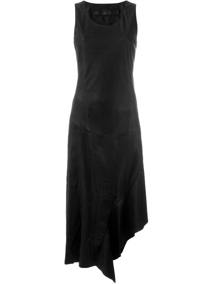 Drome Asymmetric Leather Dress