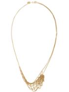 Wouters & Hendrix Gold 'tangled Web' Necklace, Women's, Metallic