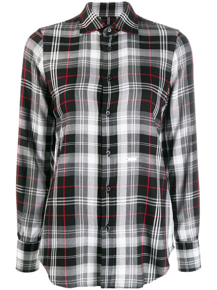 Dsquared2 Classic Check Shirt - Black