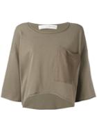 Isabel Benenato - Oversized Knit T-shirt - Women - Spandex/elastane/viscose - 42, Green, Spandex/elastane/viscose