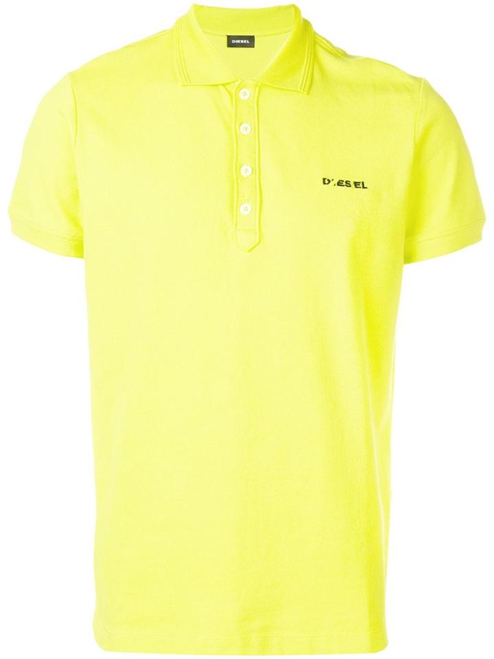 Diesel Logo Polo Shirt - Yellow