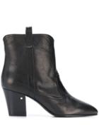 Laurence Dacade Cowboy Style Ankle Boots - Black
