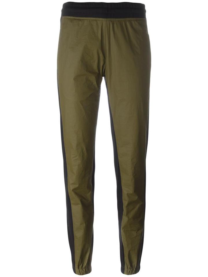Yeezy Season 3 Two-tone Trousers, Women's, Size: Xs, Green, Polypropylene/polyurethane/polyester/spandex/elastane