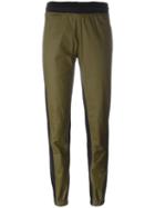 Yeezy Season 3 Two-tone Trousers, Women's, Size: Xs, Green, Polypropylene/polyurethane/polyester/spandex/elastane