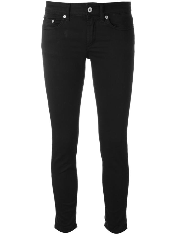 Dondup - Cropped Skinny Jeans - Women - Cotton/spandex/elastane - 31, Women's, Black, Cotton/spandex/elastane