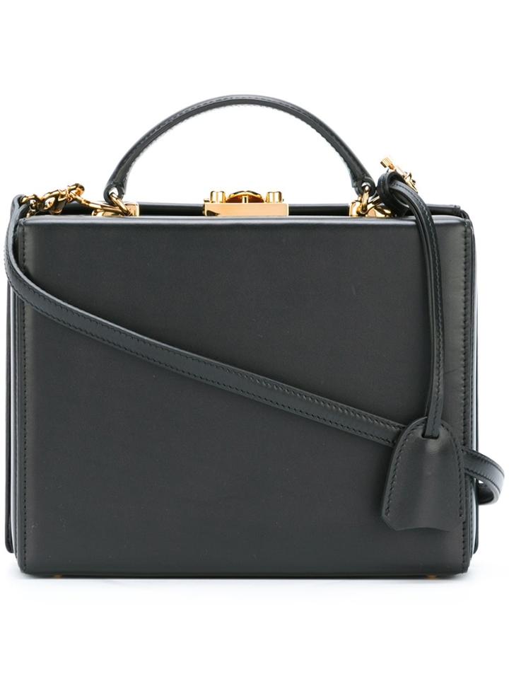 Mark Cross Large 'grace Box' Crossbody Bag - Black