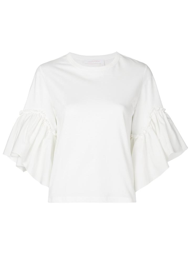 See By Chloé Flared Sleeve T-shirt - White
