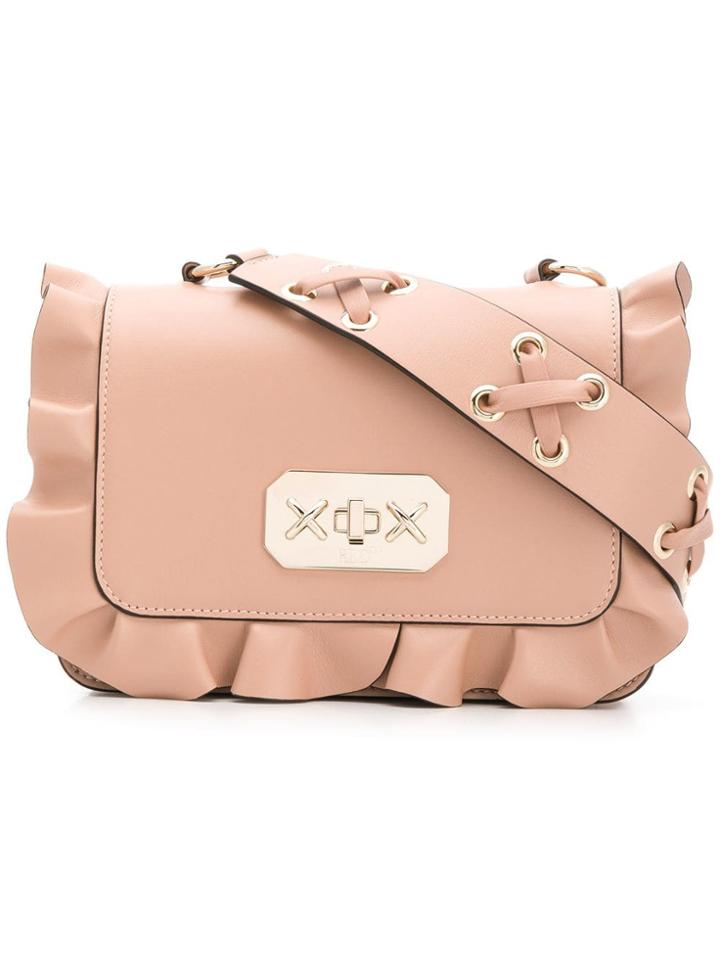 Red Valentino Red (v) Rockruffle Shoulder Bag - Neutrals