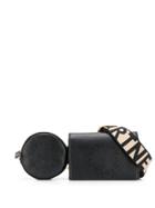Stella Mccartney Perforated Logo Belt Bag - Black
