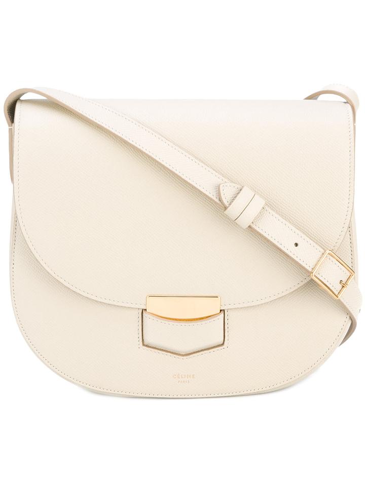 Céline - Trotteur Crossbody Bag - Women - Calf Leather - One Size, Women's, Nude/neutrals, Calf Leather