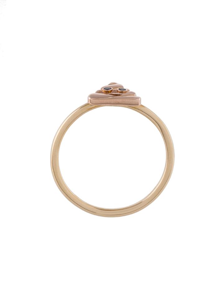 Alison Lou Eat S T Ring - Metallic