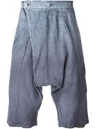 Lost & Found Ria Dunn Drop Crotch Shorts, Men's, Size: Xs, Grey, Linen/flax