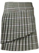 P.a.r.o.s.h. Asymmetric Mini Skirt - Nude & Neutrals