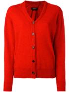 Isabel Marant - Knitted Cardigan - Women - Cotton/wool/yak - 36, Women's, Red, Cotton/wool/yak