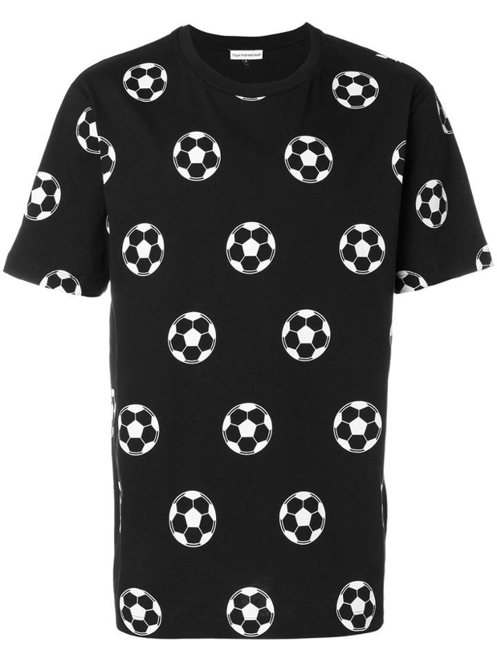 Gosha Rubchinskiy Football Print T-shirt - Black