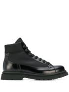 Prada Ridged Annkle Boots - Black