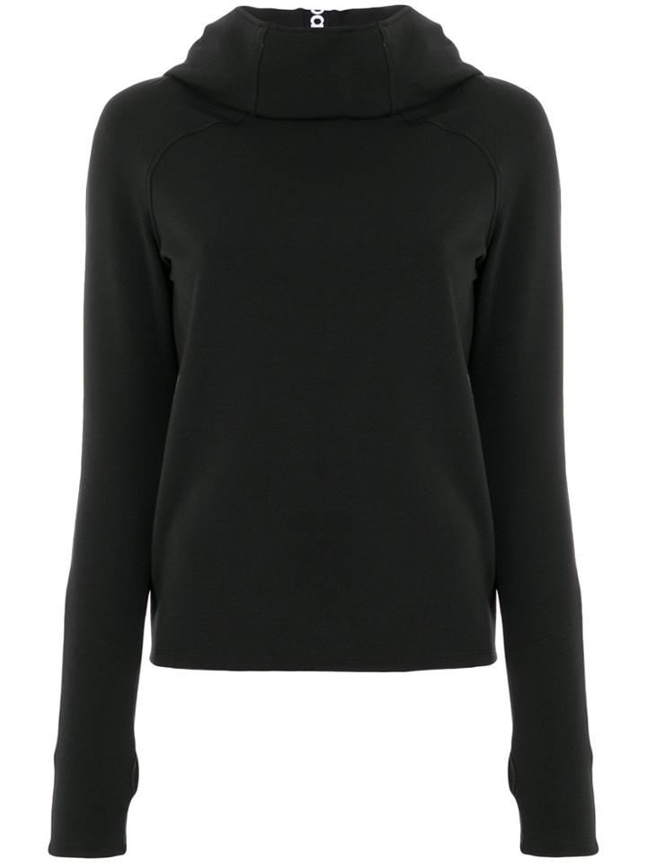 Paco Rabanne Fitted Funnel-neck Sweater - Black