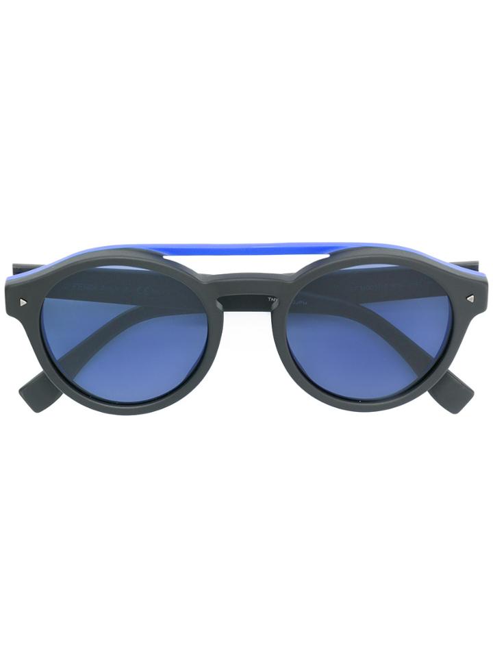 Fendi Eyewear Tinted Round Sunglasses - Grey