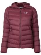 Arc'teryx Quilted Hooded Jacket - Red