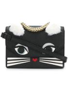 Karl Lagerfeld Cat Motif Tote Bag - Black