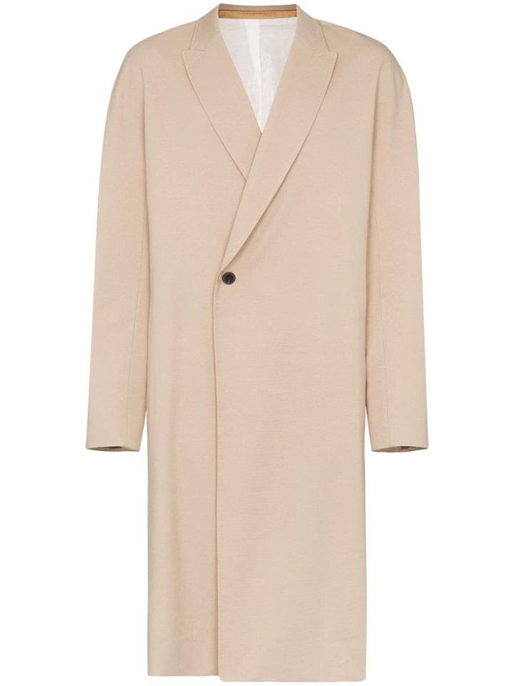 Haider Ackermann Single Button Trench Coat - Neutrals