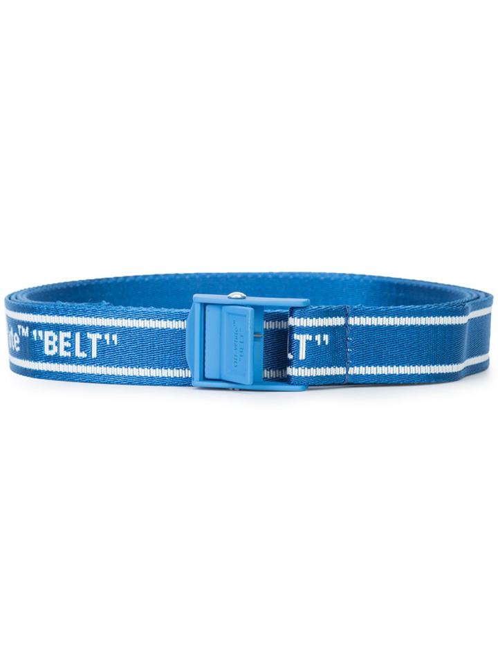 Off-white Industrial Canvas Belt - Blue