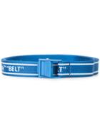 Off-white Industrial Canvas Belt - Blue