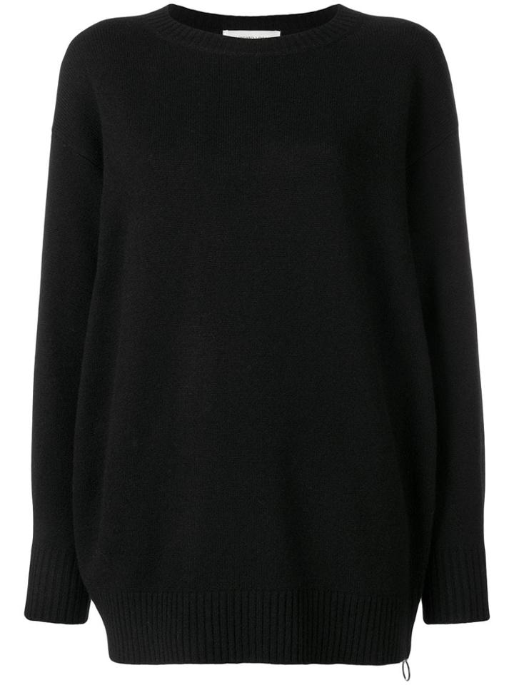 Lamberto Losani Crew Neck Sweater - Black