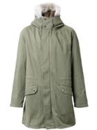 Yves Salomon Lined Parka - Green